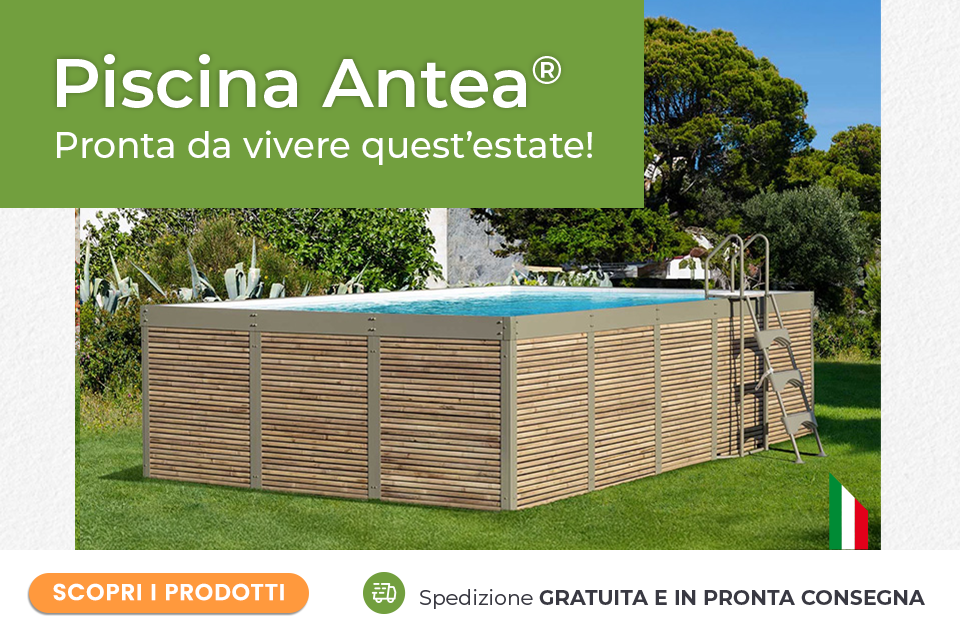 Promozione Piscina fuori terra in bamb&ugrave; Antea 
