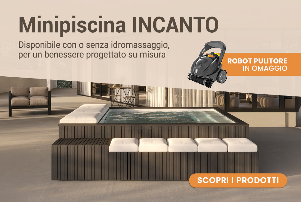 Promozione Minipiscina Incanto con robot pulitore in omaggio