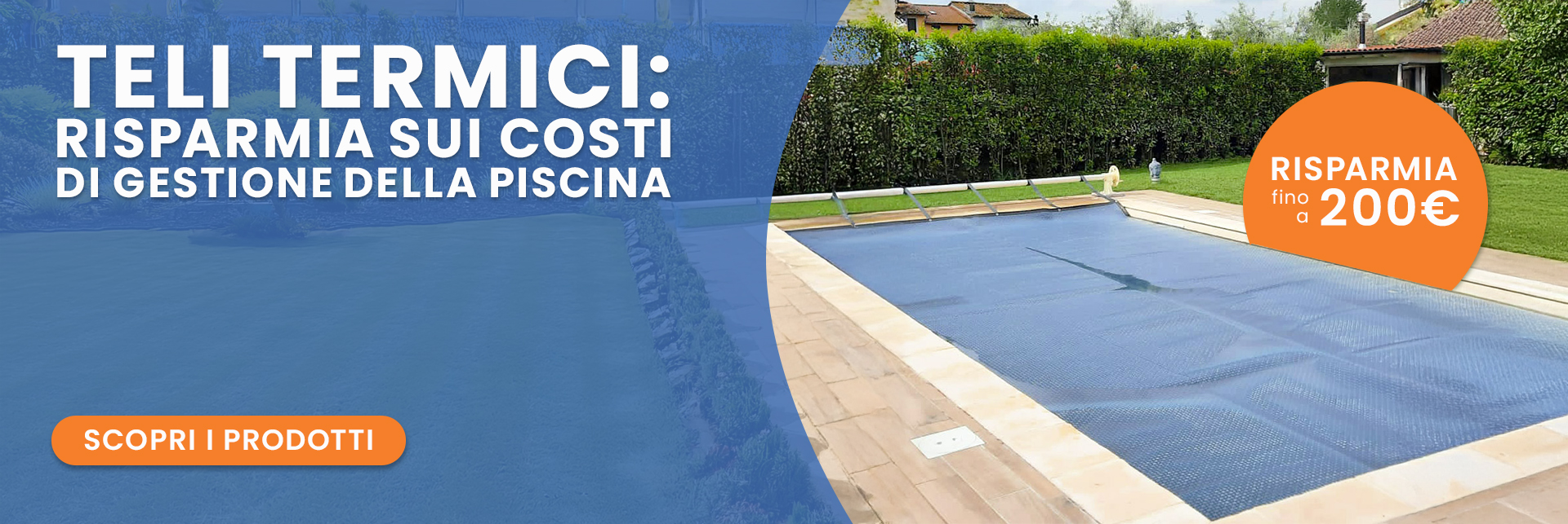 Promozione Teli termici per piscina con buoni sconto