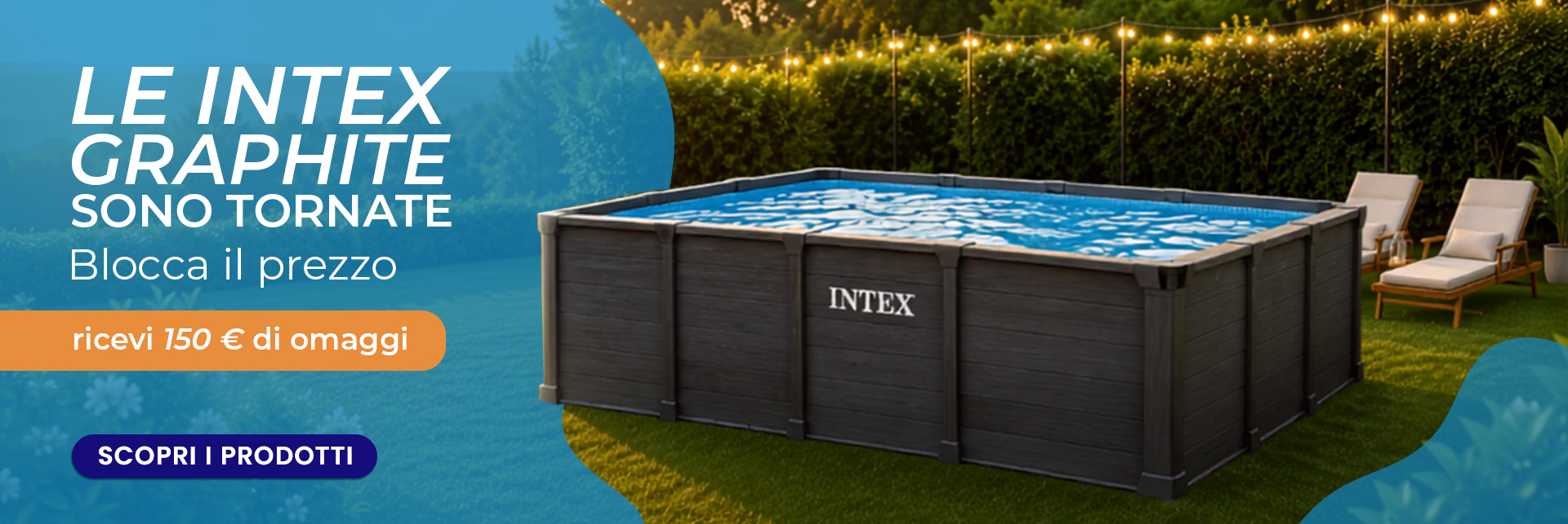 Promozione Intex Graphite in prevendita, 150? di omaggi