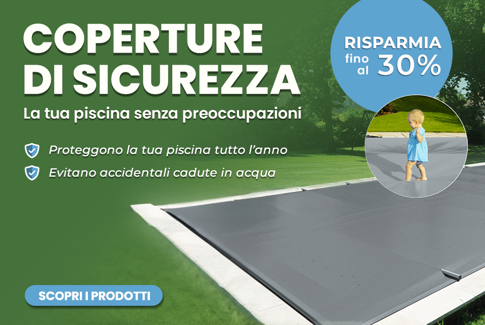 Promozione Coperture di sicurezza per piscina in sconto -30%