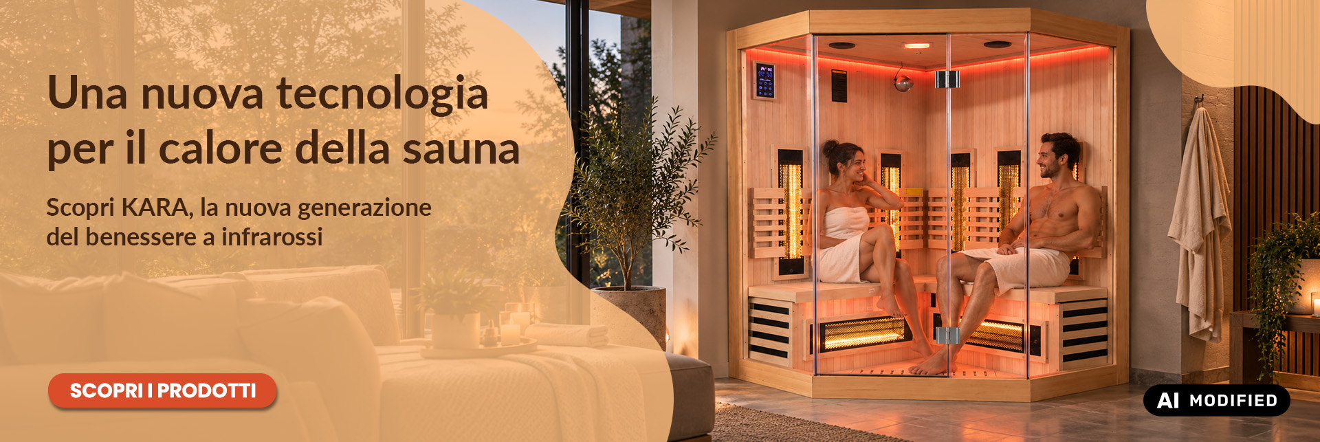 Promozione Saune infrarossi Kara in sconto