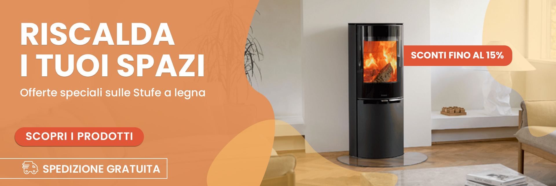Promozione Sconti sulle stufe a legna