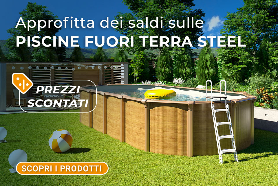 Promozione Piscine fuori terra STEEL in promozione
