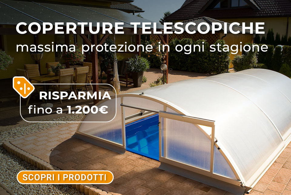 Promozione Coperture telescopiche, protezione per ogni stagione