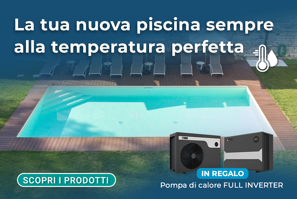 Promozione Piscine Italika con Pompe di calore omaggio