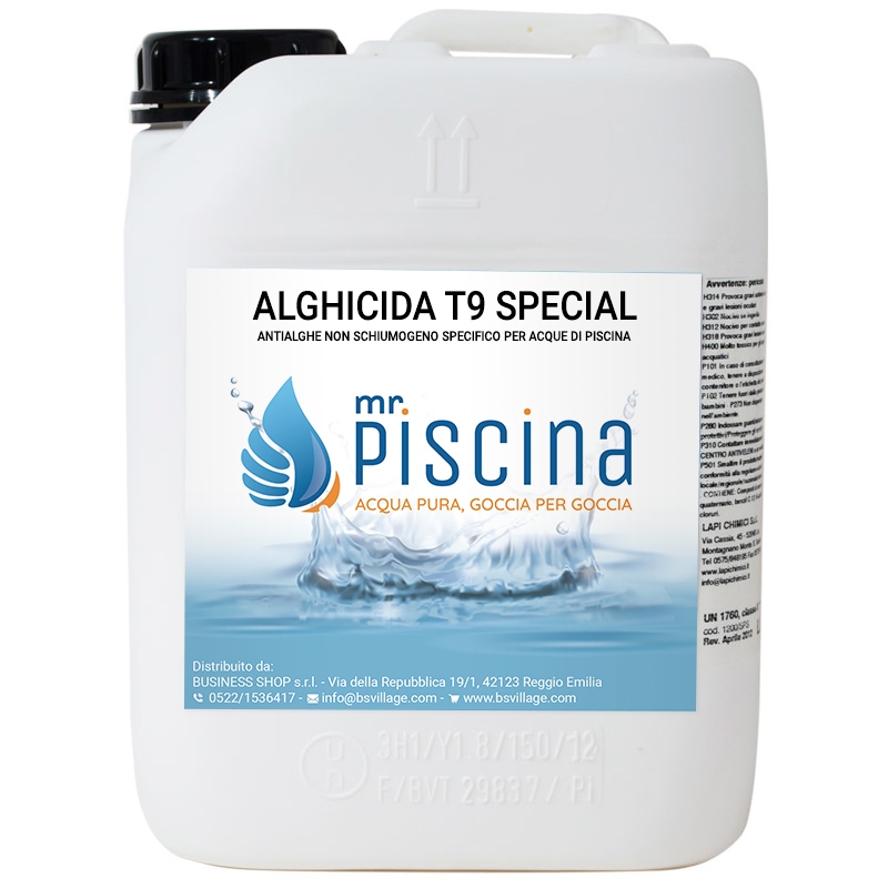 Antialghe piscina ALGHICIDA T9 SPECIAL - Non schiumogeno