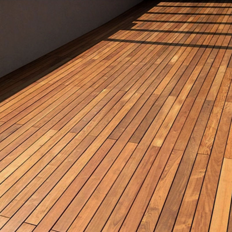 Listone in legno IPE 2,1x10 cm per pavimentazione - Vendita al m²		