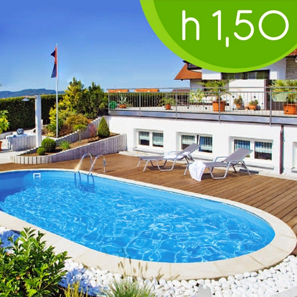 Piscina interrata RILAX PLUS 600 - 6,00 X 3,00 h1,50 m
