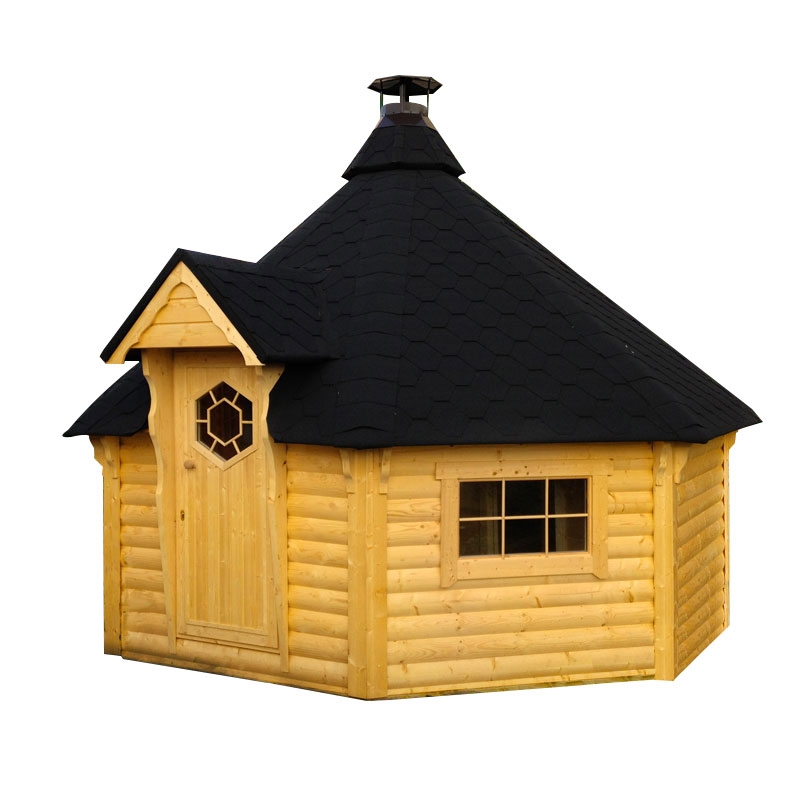Sauna finlandese tradizionale da esterno olaf 10 15 posti ... Sauna da esterno
