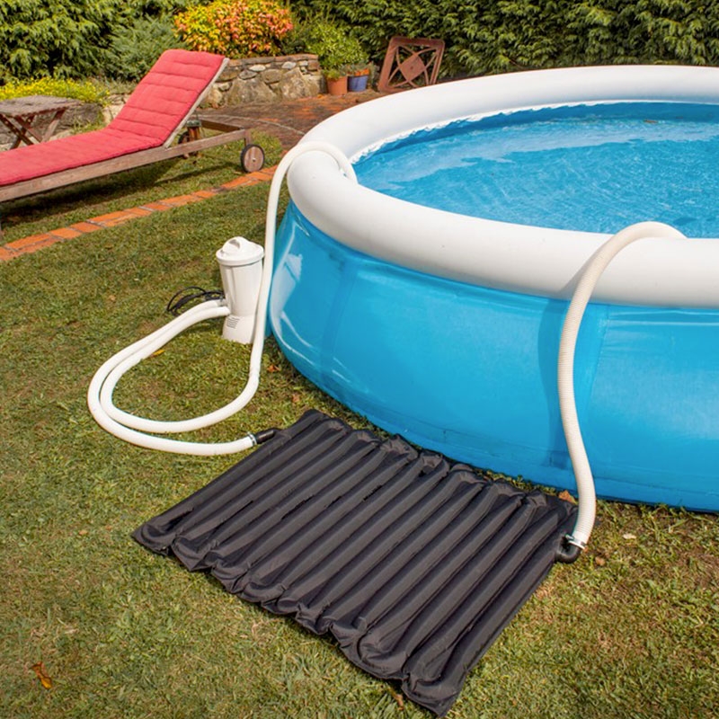 Tappetino gre a riscaldamento solare per piscina autoportante ... Riscaldamento piscine esterne