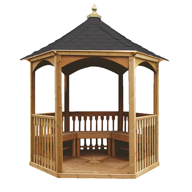 Gazebo da giardino in legno BROMPTON