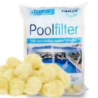 Carica filtrante FIBALON 10 micron in fibre di polimeri e argento per filtri a sabbia, sacchetto da 350 gr