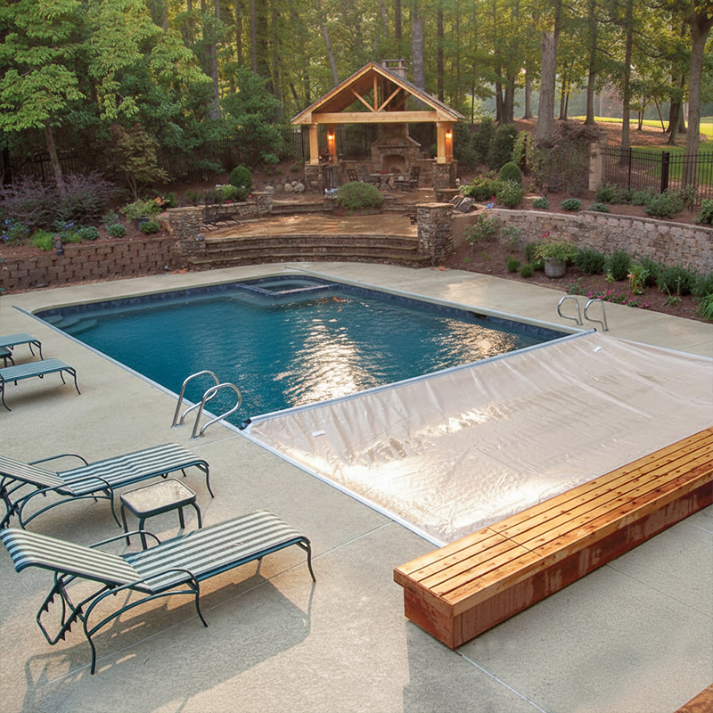 Copertura di Sicurezza per piscina Polartex® 4 SEASONS TOPTRACK automatica