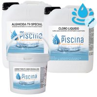 KIT CLORO CONTROL per mantenimento acqua piscina - fino a 55 mc