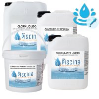 KIT CLORO CONTROL per mantenimento acqua piscina - da 55 a 100 mc