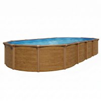 Piscina fuori terra STEELWOOD Omega - 7,30 x 3,65 x h.1,32 m