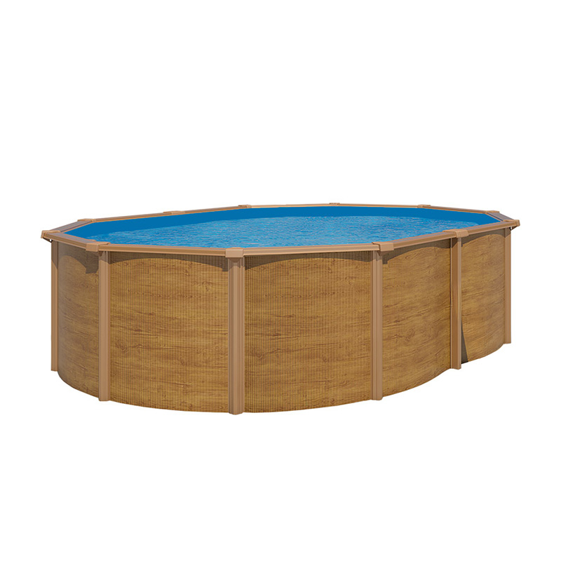 Piscina fuori terra STEELWOOD Omega - 4,90 x 3,65 x h.1,32 m