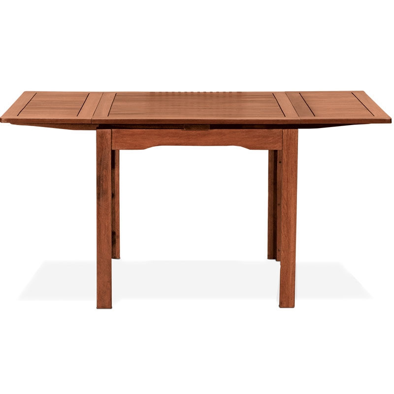 Tavolo da giardino in legno di keruing allungabile PALMA