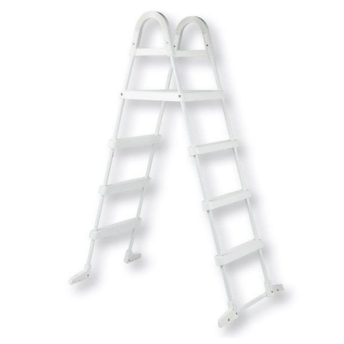 Scaletta DE LUXE per piscine fuori terra fino a h.1,30 m - con piattaforma