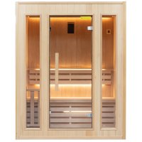 Sauna finlandese tradizionale SAKURA da 3 posti