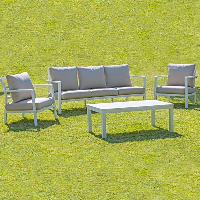Salotto da giardino in alluminio AFRODITE, 3 posti | BSVillage.com