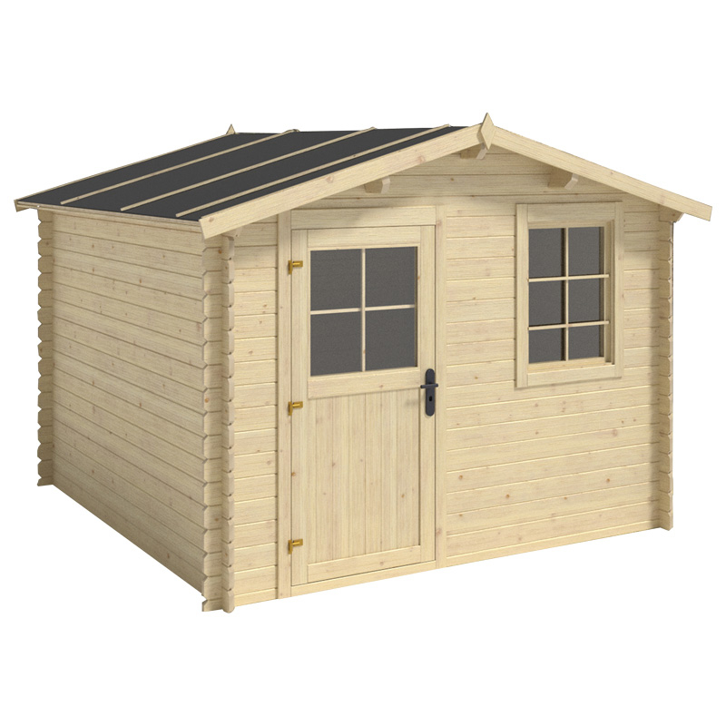 Casetta in legno da giardino MALAGA 3,00 x 2,50 x h 2,35 m