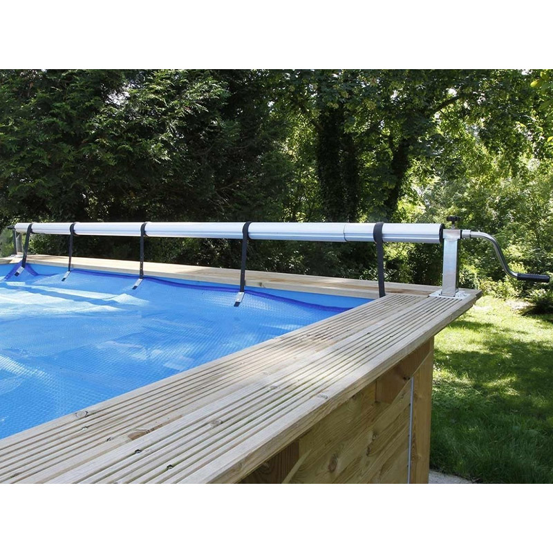 Rullo avvolgitore telescopico PREMIUM per piscine fino a 5,55 m di larghezza