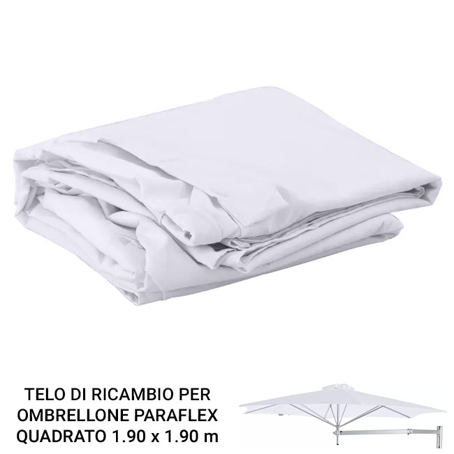Telo per ombrellone Paraflex quadrato 1,90 x 1,90 m - Colore NATURAL