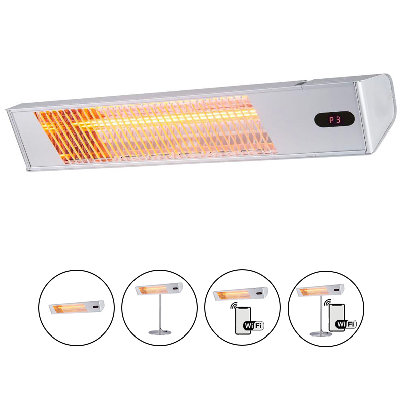 Riscaldatore a infrarossi elettrico CALDO IRA INOX 2000