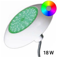 Faro LED per bocchetta piscina Ø 297 mm RGB da 780 Lumen, 18 W per PVC o piastrelle - Da esposizione