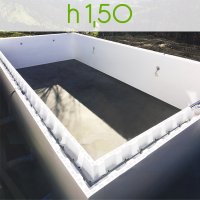 Casseri in polistirolo, kit struttura ITALIKA® Blok rettangolare in varie dimensioni h 1,50 m