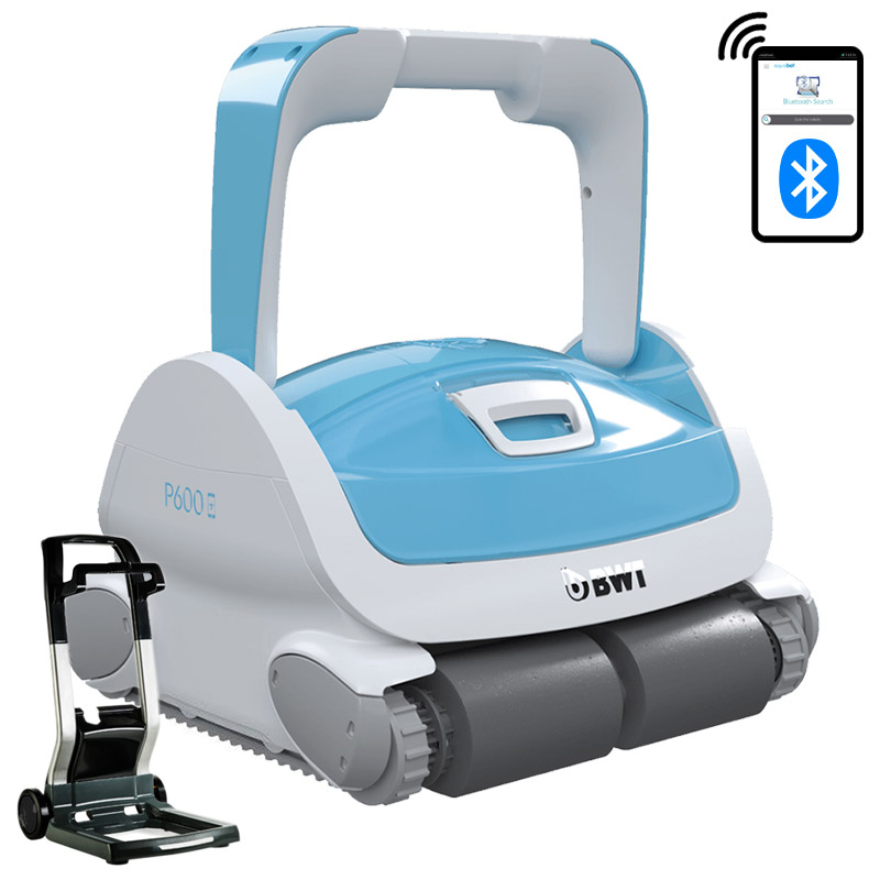 Robot piscina BWT P600 App Gyro con carrello by Aquabot - Usato