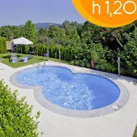 Piscina interrata ISABELLA 920 - 9,20 x 6,00 h 1,20 m