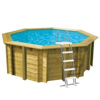Piscina in legno ottagonale NorthWood 410 - Ø 4,10 x h.1,20 m