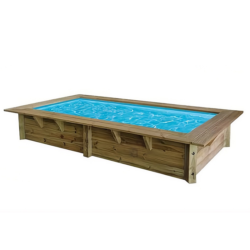 Piscina in legno rettangolare NorthWood 200 - 2,00 x 4,00 h 1,26 m