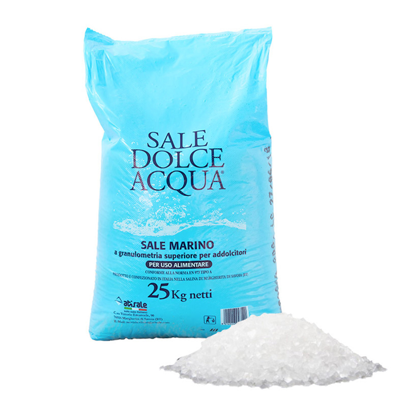 Sale granulare marino essiccato alimentare per piscina - Sacco da 25 Kg
