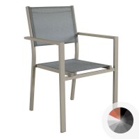 Poltrona da esterno MELISSA in alluminio e textilene by Regarden