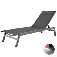 Lettino prendisole per piscina MINOTAURO, in alluminio