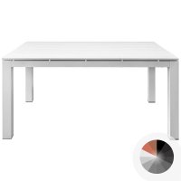 Tavolo da esterno PEGASO in alluminio, allungabile da 160 a 280 cm