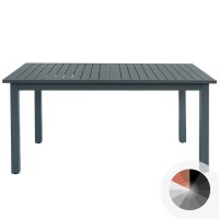 Tavolo da esterno DEDALO in alluminio, allungabile da 160 a 270 cm