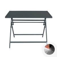 Tavolo da esterno pieghevole DIONISO, in alluminio, 100x70 cm