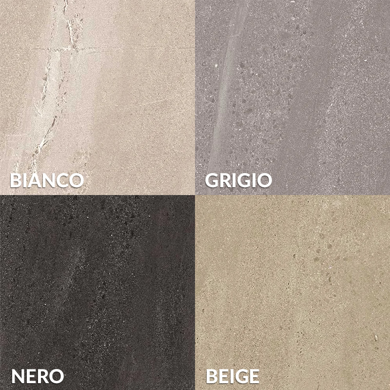 Campione bordo e pavimentazione in gres SARZANO