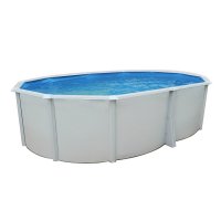 Piscina fuori terra STEELWHITE Omega 550 liner 0,6 mm - 5,50 x 3,66 x h.1,32 m