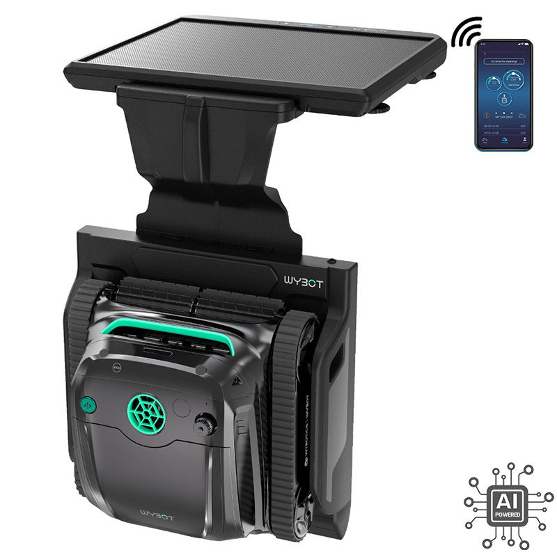 Robot piscina a batteria Wybot S2 Solar Vision