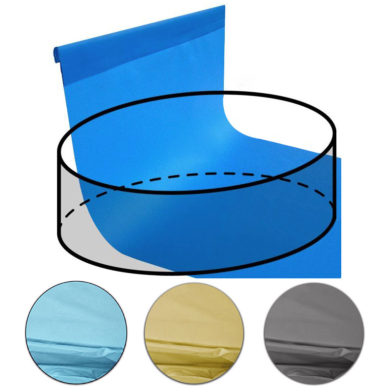 Telo Rivestimento Liner overlap per piscina circolare Ø 4,60 x h 1,20/1,32 m