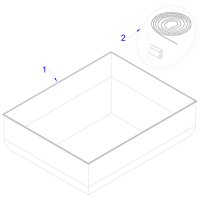 Telo di ricambio per piscina Laghetto fuori terra ANTEA®