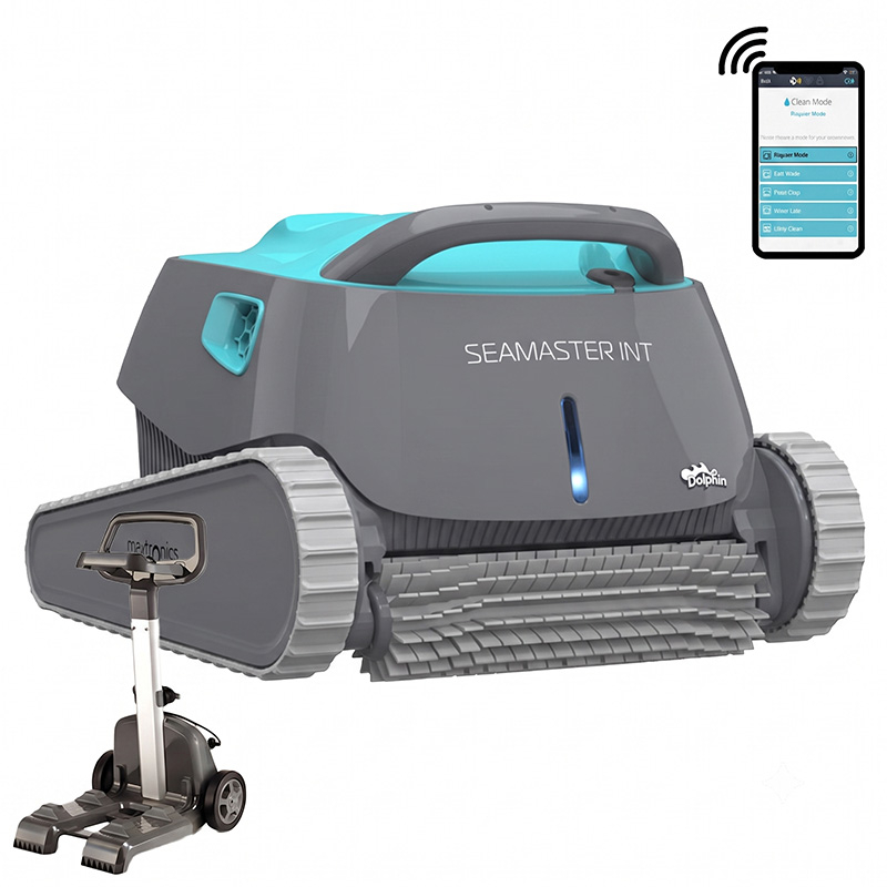 Robot Pulitore piscina Dolphin Seamaster INT CB con carrello by Maytronics