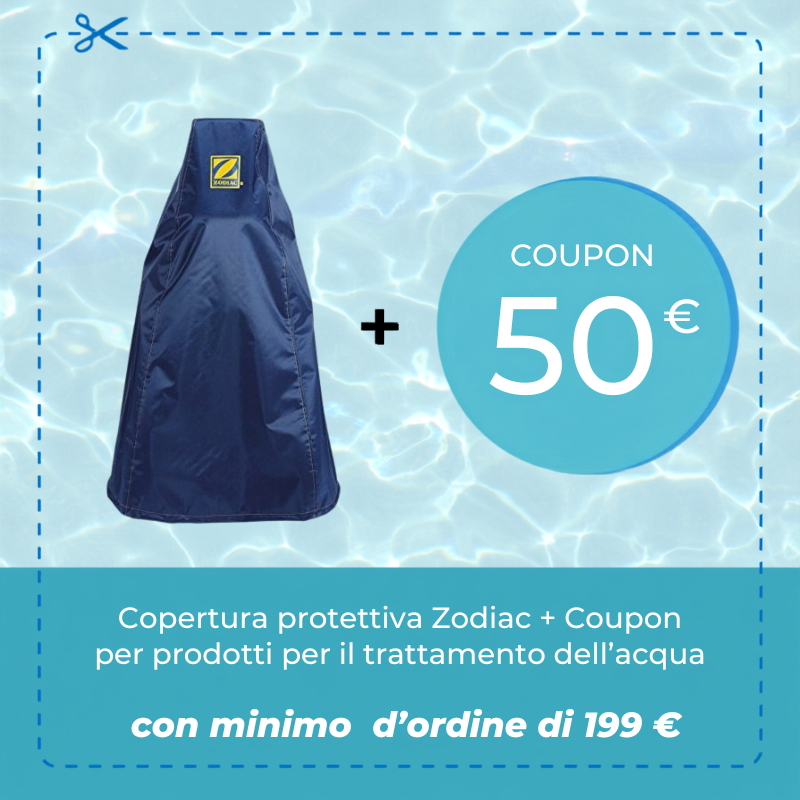 Copertura protettiva per robot piscina Zodiac + Coupon di 50 euro per Prodotti Trattamento acqua