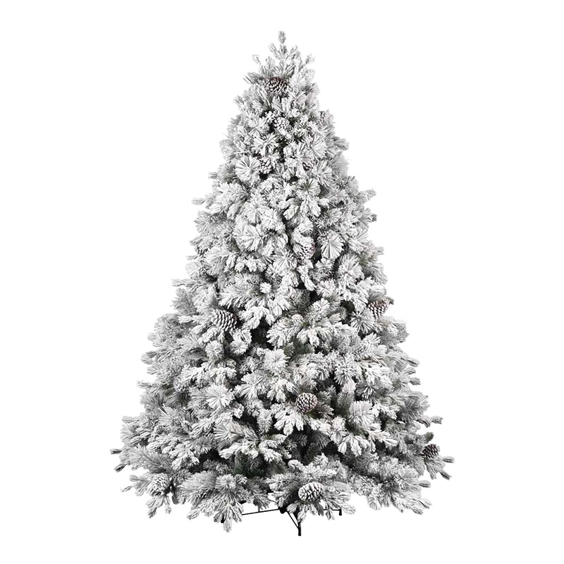 Albero di Natale artificiale h 3 m SIBERIA con pigne decorative removibili